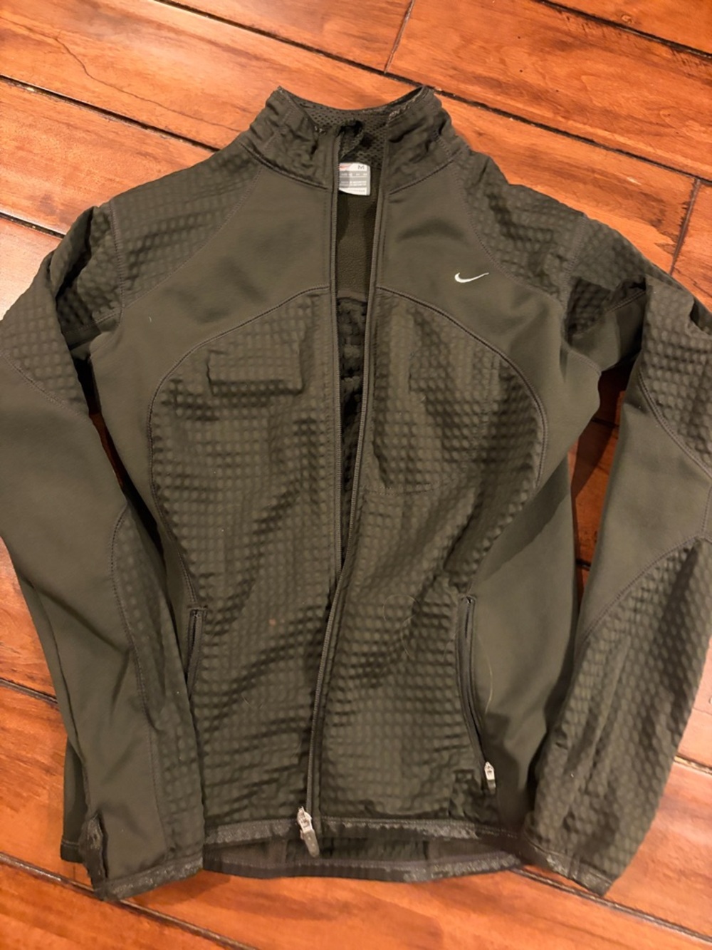 Nike Olive Green Performance Zip Jacket